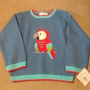 Zubels parrot sweater size 4 YR